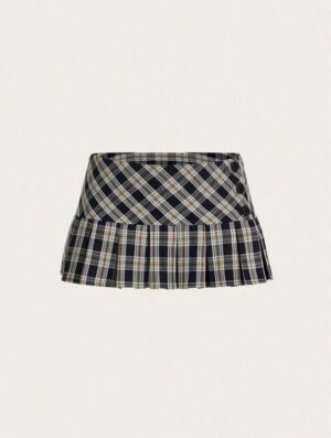 Rebel Ruffle Plaid Micro Mini Skirt 🎀🖤