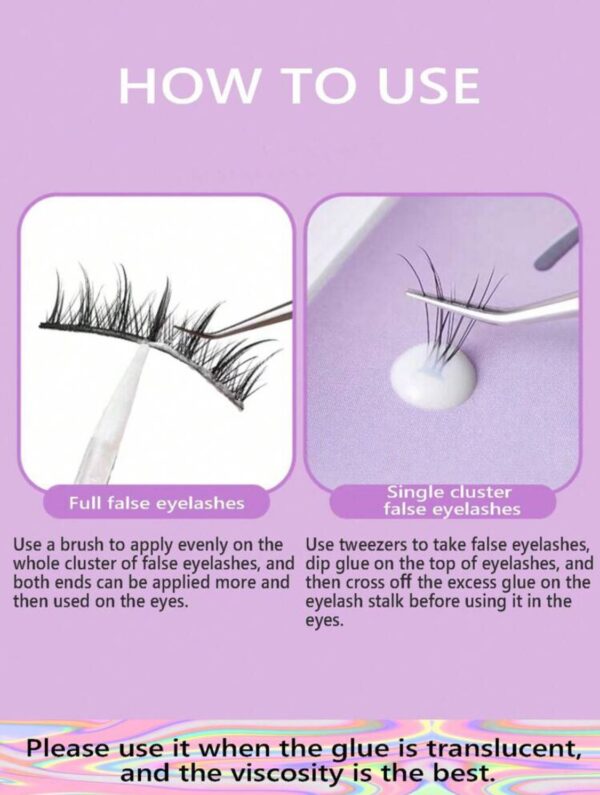 5ml Waterproof Super Strong Hold False Eyelash Adhesive 🖤💧