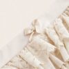 Apricot Balletcore Ruffle Bow Mini Shorts 🩰🍑