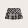 Rebel Ruffle Plaid Micro Mini Skirt 🎀🖤