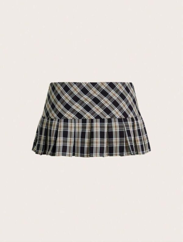 Rebel Ruffle Plaid Micro Mini Skirt 🎀🖤