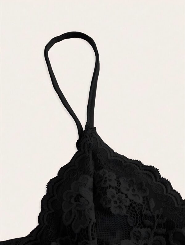 Black Midnight Muse Ruched Lace Cami 🖤✨