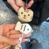 🐱🐟 Small Cat & Fish Mini Plush Keychain Set