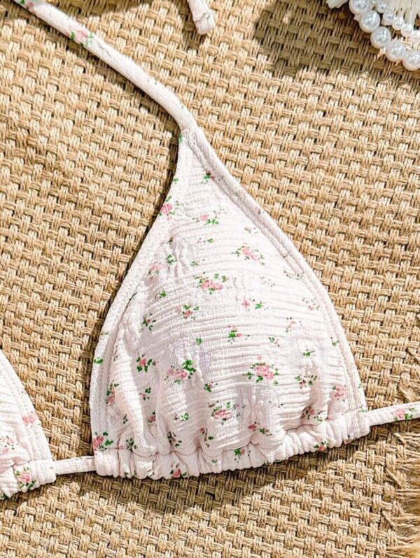 Soft Bloom Adjustable Floral Bikini Set 🌸💕