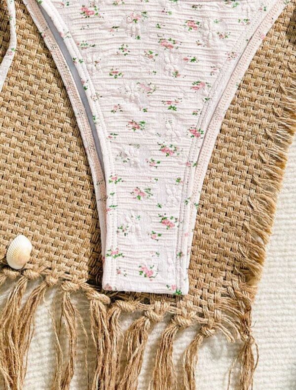 Soft Bloom Adjustable Floral Bikini Set 🌸💕