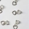 LoveLoop Heart Charm Hair Rings – 10pcs Set 💖✨