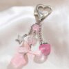Berry Star Charm Keychain 🍓🌟🎀