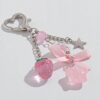 Berry Star Charm Keychain 🍓🌟🎀