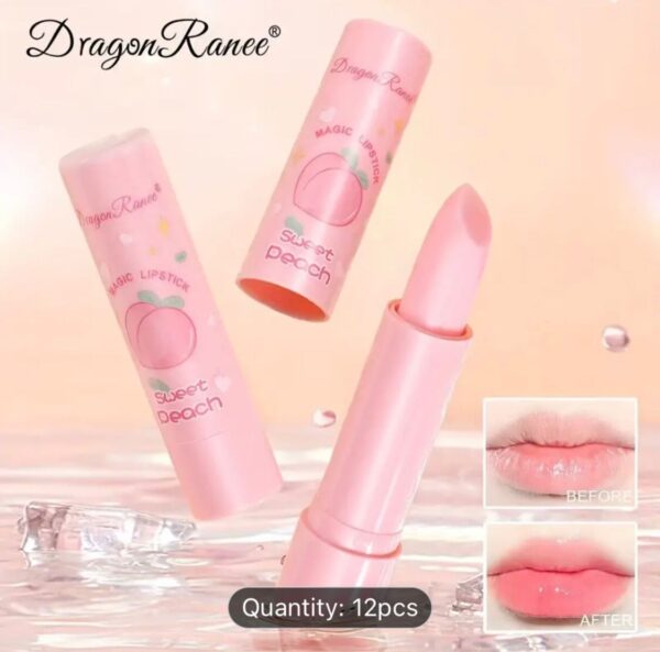 Peach-Flavored Magic Lipstick 🍑✨