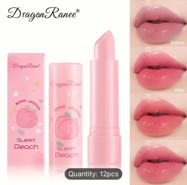 Peach-Flavored Magic Lipstick 🍑✨