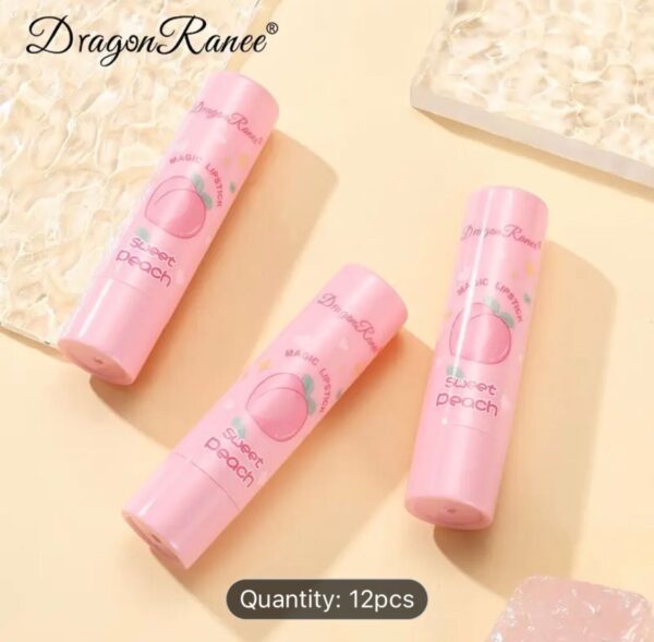 Peach-Flavored Magic Lipstick 🍑✨