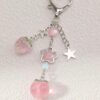 Fruit Charm Mini Keychain 🍑🍓🌟