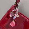 Fruit Charm Mini Keychain 🍑🍓🌟