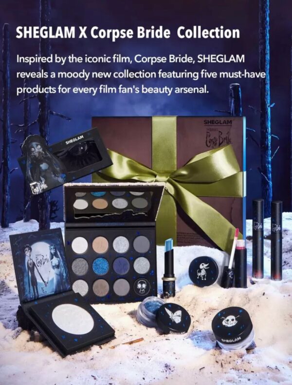 🦋🖤 Corpse Bride x SHEGLAM Full Makeup Collection ⚰️✨
