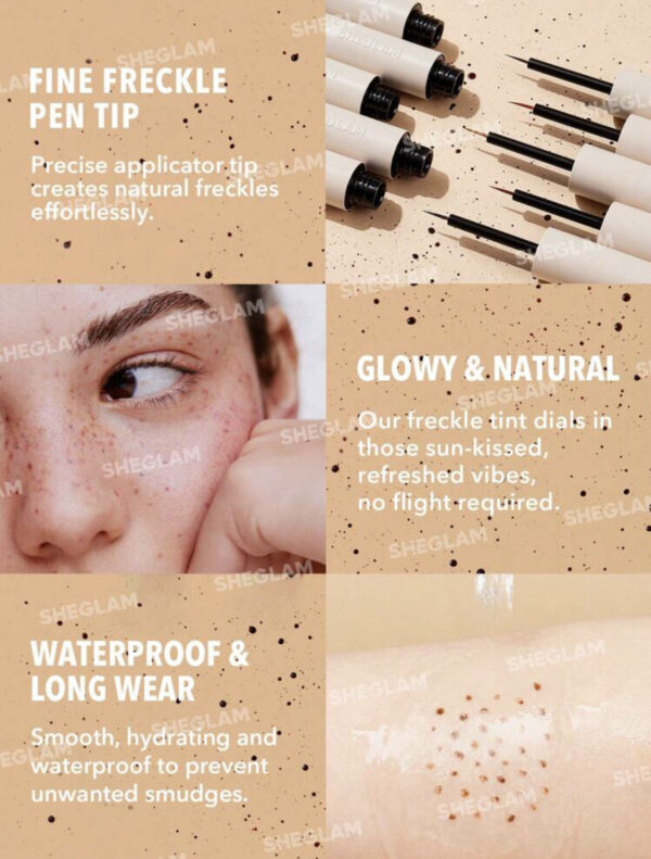 🌸 SHEGLAM Freck Please Freckle Tint – Tan ✨