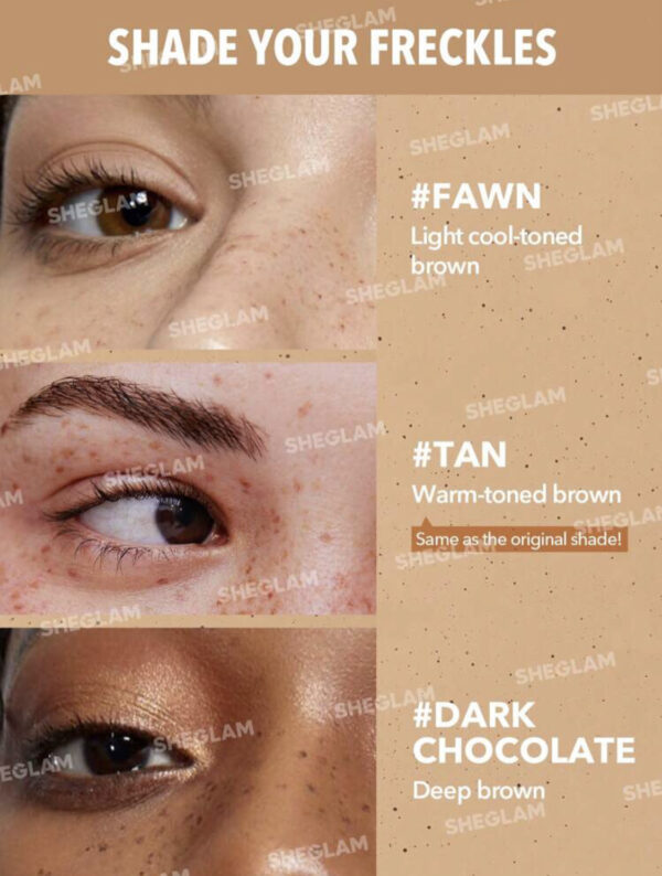 🌸 SHEGLAM Freck Please Freckle Tint – Tan ✨