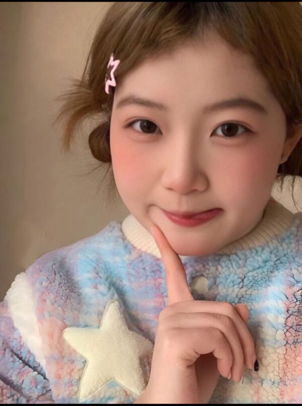 🌸✨ Pink Star Hair Clips (6 pcs) 🎀⭐