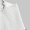 🤍🎀 White Bow-Edge Tank Top ✨