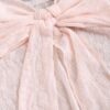 🌸Pink Solid Front Tie Halter Neck Crop Cami Top ✨