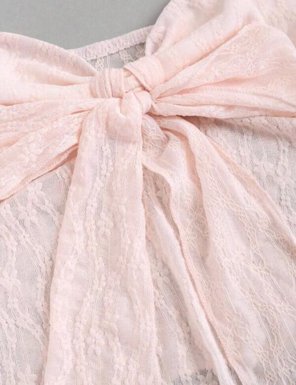 🌸Pink Solid Front Tie Halter Neck Crop Cami Top ✨