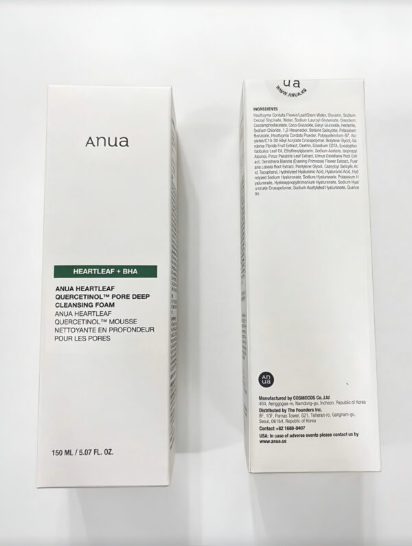 A5F9F6F3-5827-4AB4-934B-F560032406BF 🌿 Anua Houttuynia Cordata Quercetin Deep Cleansing Foam ✨